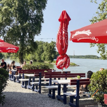 Gastronomie in der Nähe des Donauparks