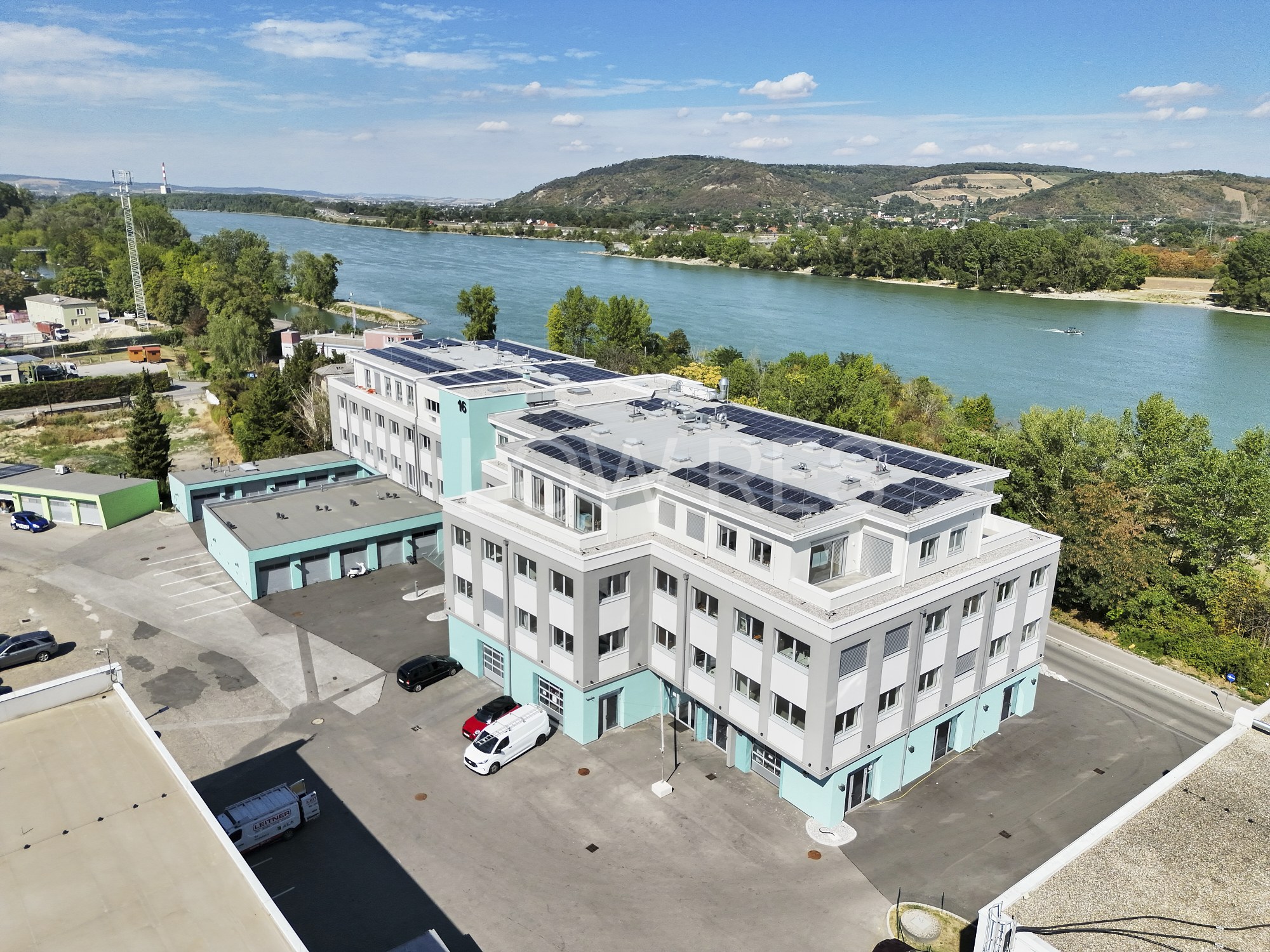 Freizeit und Donau in Klosterneuburg